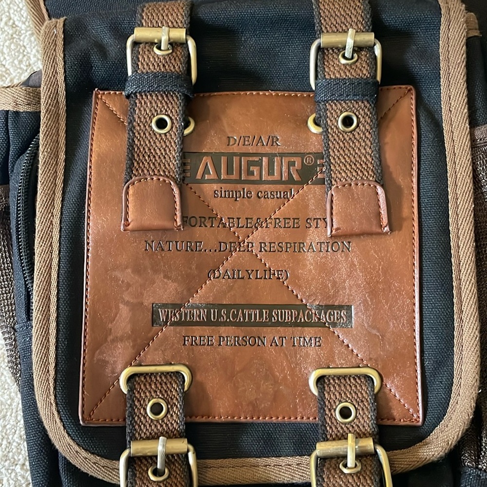 Vintage Men’s Augur Strauss Messenger Bag